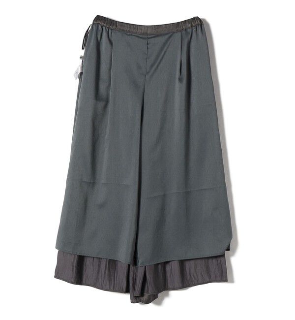 SHIPS for women「《予約》〈手洗い可能〉カッセン パウダー サテン スカート パンツ」|その他|