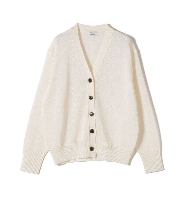SHIPS for women「《予約》〈手洗い可能〉ブライト ペーパー Vネック ニット カーディガン」|カーディガン|
