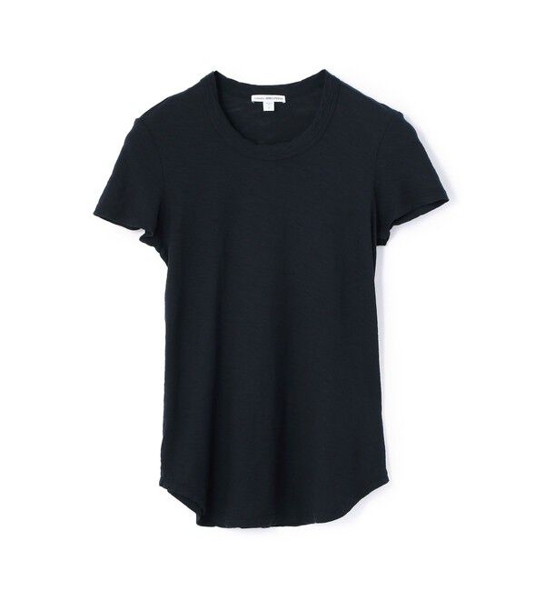 JAMES PERSE「スラブジャージー クルーネック Ｔシャツ WUA3037」|Tシャツ・カットソー|67 ダークブルー