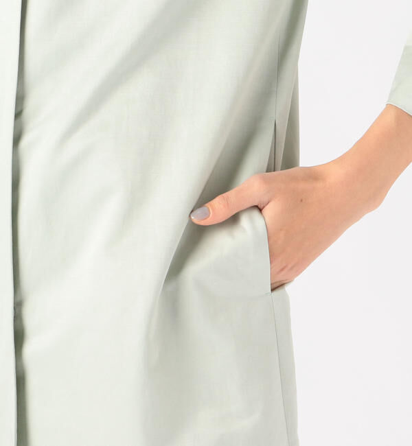 TOMORROWLAND collection「スパークツイル コクーンコート」|ノーカラーコート|