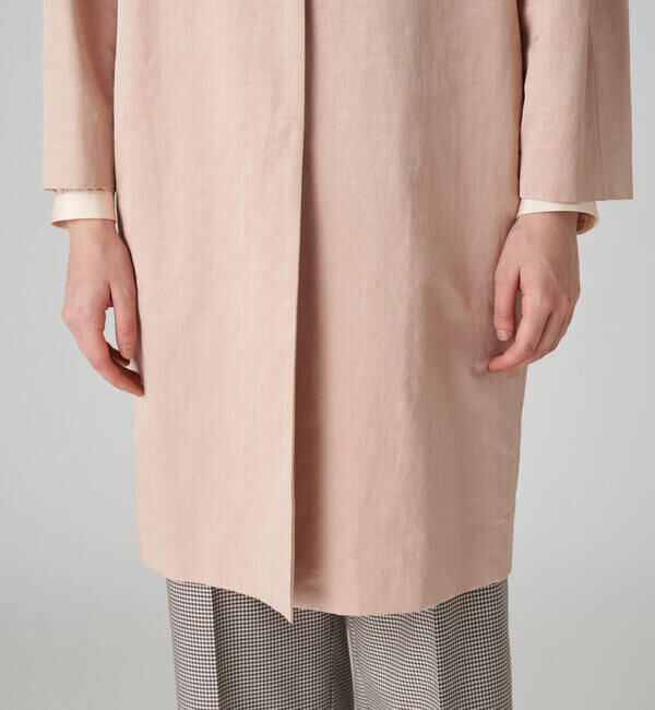 TOMORROWLAND collection「スパークツイル コクーンコート」|ノーカラーコート|