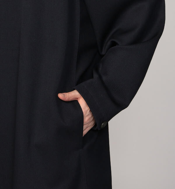 CABaN「ウールギャバジン スタンドカラーコート」|ステンカラーコート|