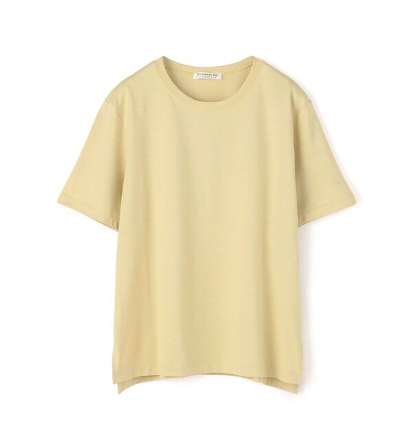 TOMORROWLAND collection「スーピマコットンジャージー クルーネックプルオーバー」|Tシャツ・カットソー|23 イエロー