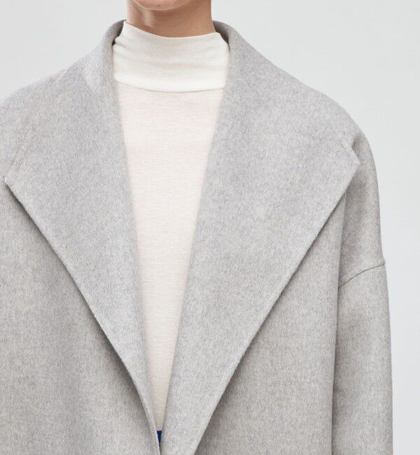 DES PRES「ダブルフェイスメルトンビーバー ワイドカラーコート」|その他|