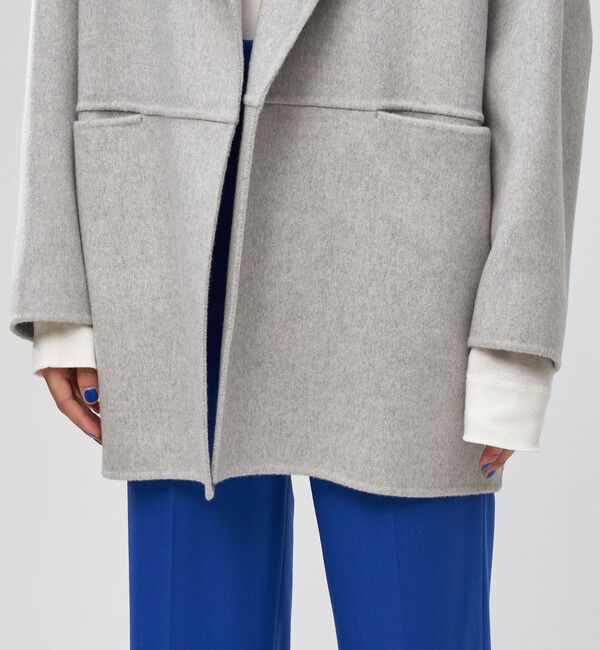 DES PRES「ダブルフェイスメルトンビーバー ワイドカラーコート」|その他|