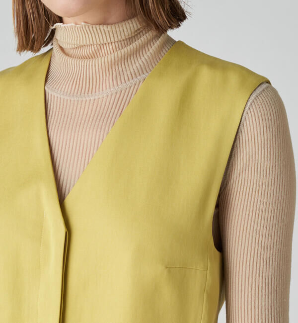 Ballsey「グロッシーツイル コンパクトジレ」|ベスト・ジレ|