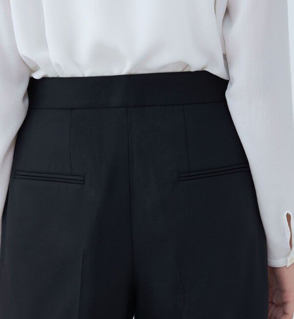 TOMORROWLAND collection「シャイニーピンヘッド ストレートパンツ」|スラックス|