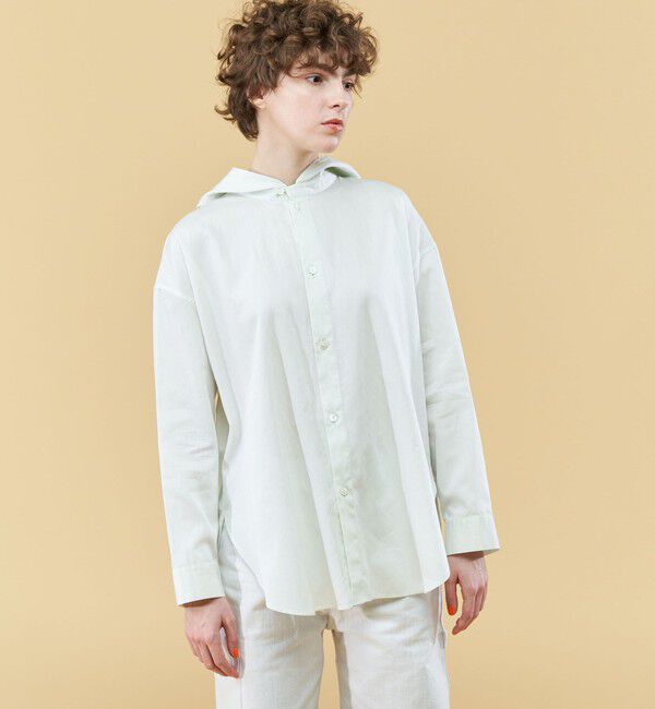 GALERIE VIE「コードクロス フードシャツ」|シャツ・ブラウス|