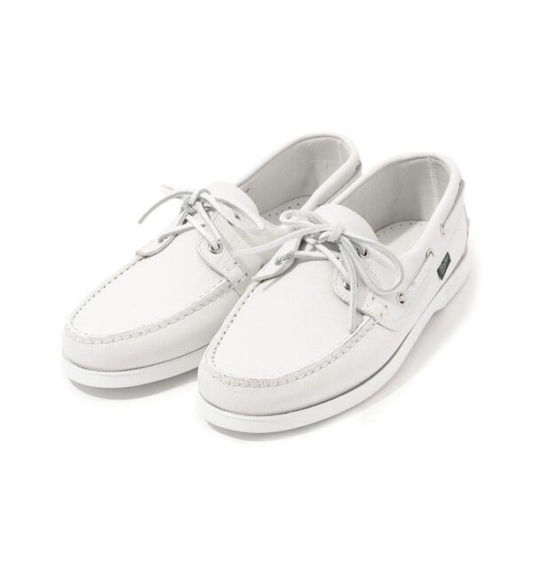 TOMORROWLAND GOODS「Paraboot BARTH レザー デッキシューズ」|デッキシューズ|11 ホワイト