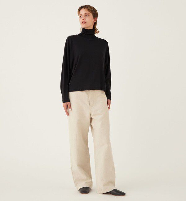 GALERIE VIE「パウダーコットン ハイネックプルオーバー」|Tシャツ・カットソー|