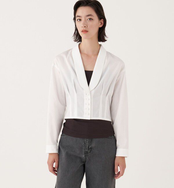 DES PRES「ドビークロス シャツブルゾン」|ブルゾン・スタジャン|