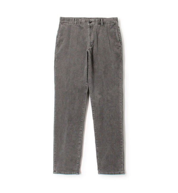 TOMORROWLAND MENS「ストレッチコーデュロイ スリムストレートパンツ」|チノ|17 チャコールグレー