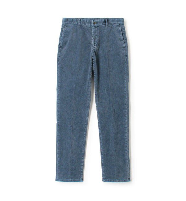 TOMORROWLAND MENS「ストレッチコーデュロイ スリムストレートパンツ」|チノ|67 ダークブルー