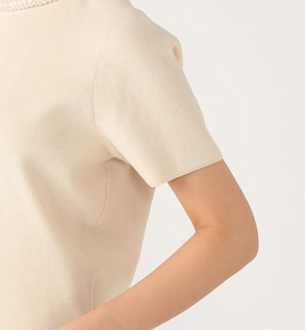 Ballsey「パールコンビ パディットカラープルオーバー」|ニット・セーター|