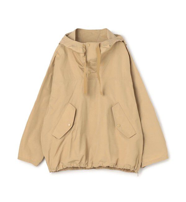 MACPHEE「ポリステルコットンメモリークロス アノラックパーカ」|ブルゾン・スタジャン|43 ベージュ