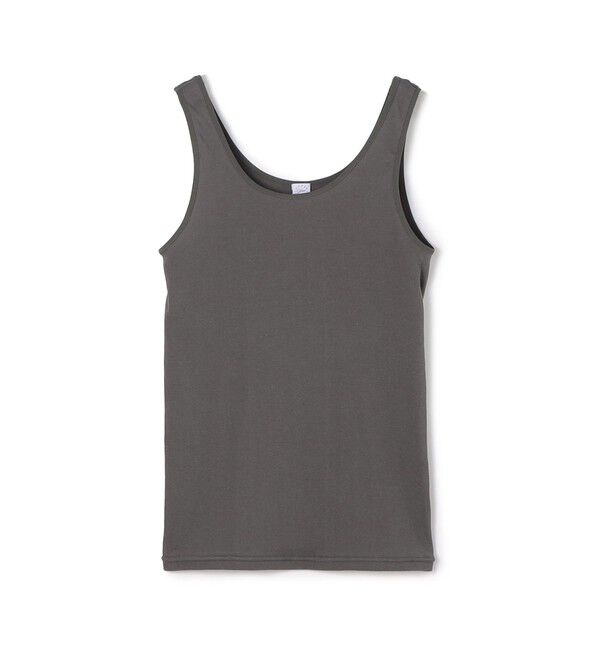 TOMORROWLAND HOME「コットンフライス タンクトップ」|タンクトップ|17 チャコールグレー