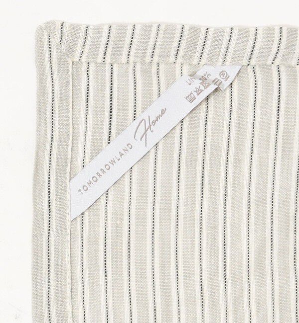 TOMORROWLAND HOME「ストライプリネン テーブルクロス（140cm X 200cm）」|食器・キッチングッズ|