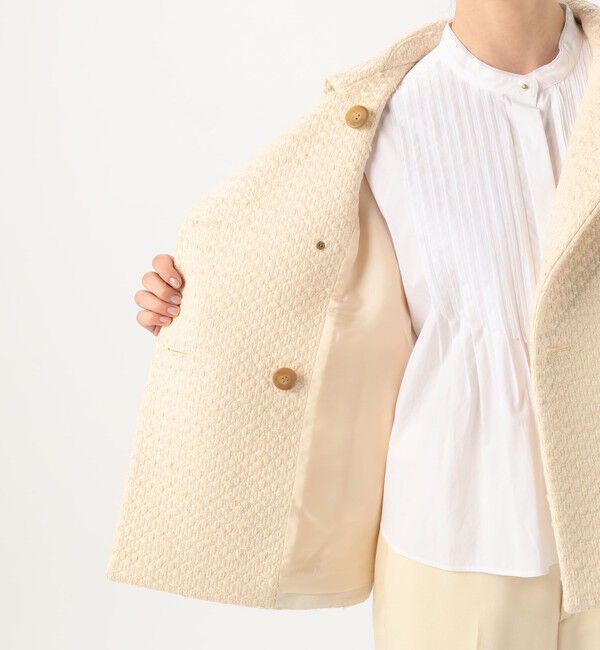 TOMORROWLAND collection「エクリュファンシーツイード ピージレ」|ベスト・ジレ|