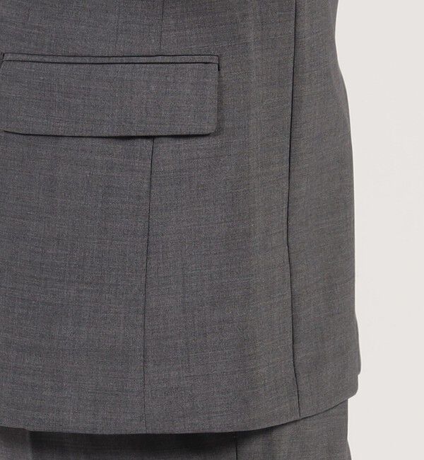 TOMORROWLAND MENS「ウールポリエステル シングルブレステッド2Bジャケット」|テーラードジャケット|