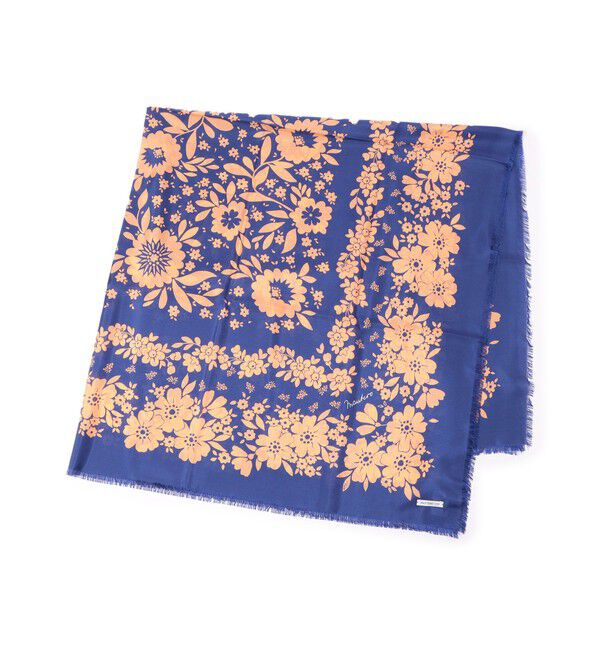 TOMORROWLAND GOODS「MANTERO CARNIVAL スカーフ」|ストール|66 ブルー系