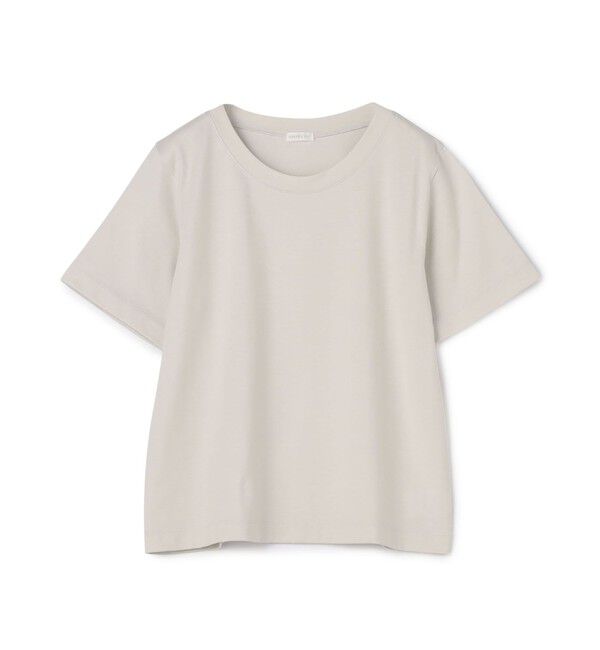 GALERIE VIE「ファインコットン クルーネックTシャツ」|Tシャツ・カットソー|13 ライトグレー