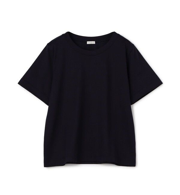 GALERIE VIE「ファインコットン クルーネックTシャツ」|Tシャツ・カットソー|69 ネイビー
