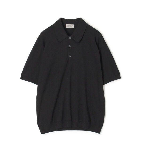 TOMORROWLAND BUYING WEAR「JOHN SMEDLE ISIS EASY FIT ニットポロシャツ」|ニット・セーター|19 ブラック