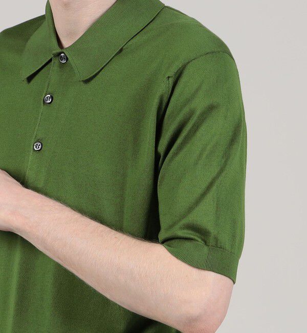 TOMORROWLAND BUYING WEAR「JOHN SMEDLE ISIS EASY FIT ニットポロシャツ」|ニット・セーター|