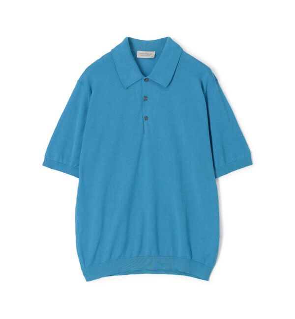 TOMORROWLAND BUYING WEAR「JOHN SMEDLE ISIS EASY FIT ニットポロシャツ」|ニット・セーター|65 ブルー