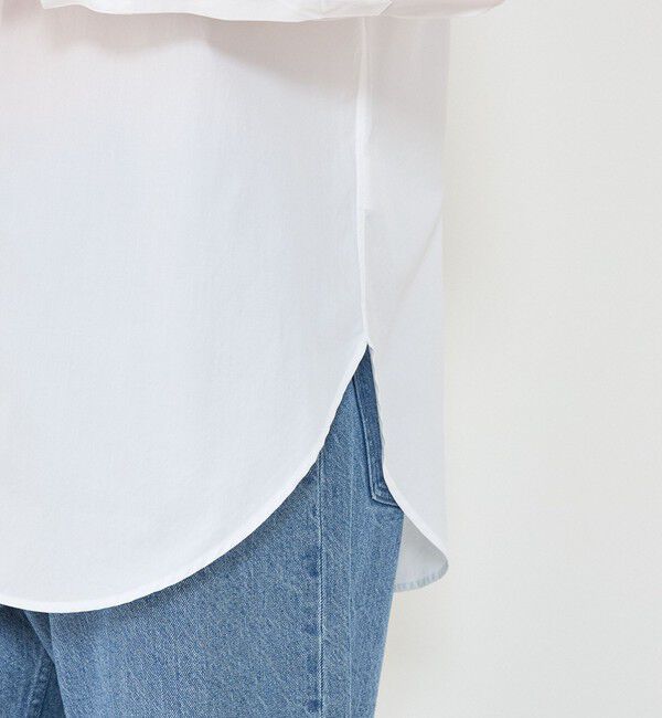 GALERIE VIE「コットンブロード スタンドカラーシャツ」|シャツ・ブラウス|