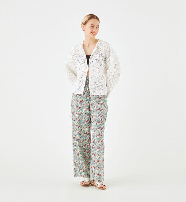 SOULEIADO「コットンエンブロイダリー ブルゾン」|ブルゾン・スタジャン|