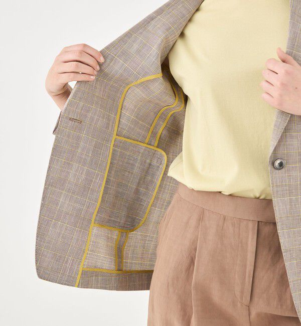 TOMORROWLAND collection「ウィンドブラウニー セミピークドラペルジャケット」|テーラードジャケット|