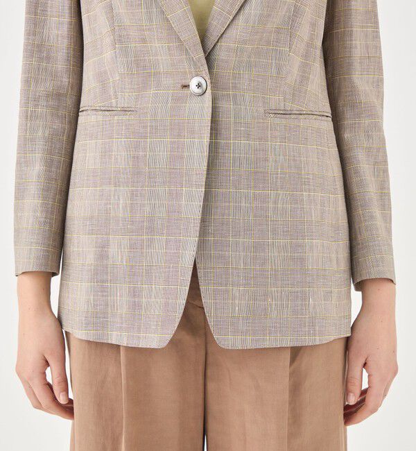 TOMORROWLAND collection「ウィンドブラウニー セミピークドラペルジャケット」|テーラードジャケット|