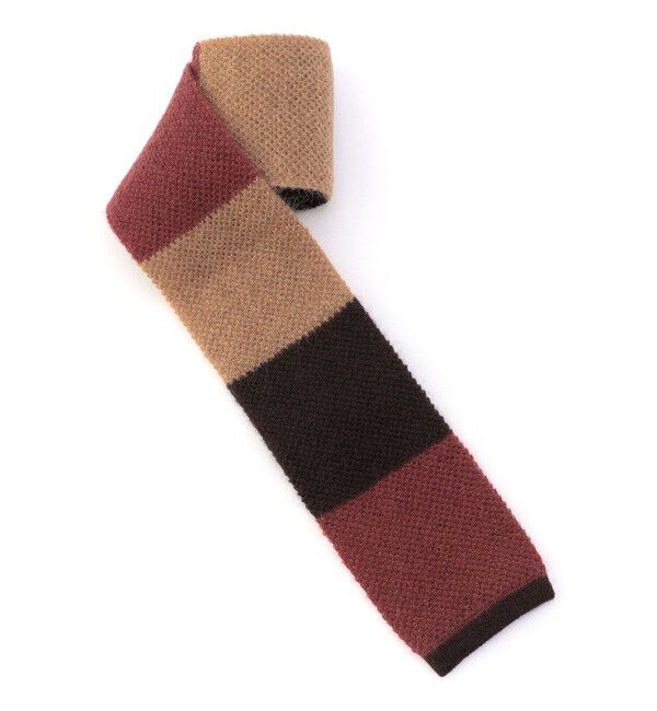 TOMORROWLAND GOODS「Bleck ウールナイロン ニットタイ」|ネクタイ・蝶ネクタイ|46 ブラウン系
