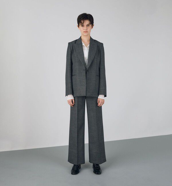 DES PRES「ウールムリネ シングルブレストジャケット」|テーラードジャケット|
