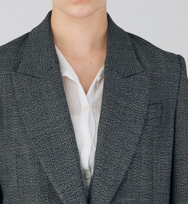 DES PRES「ウールムリネ シングルブレストジャケット」|テーラードジャケット|