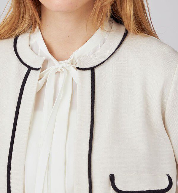 Ballsey「ミラノリブ クルーネックカーディガン」|カーディガン|