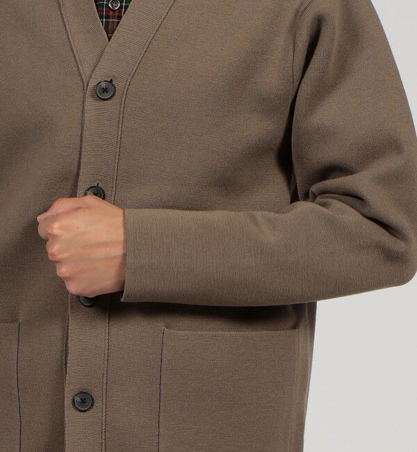 TOMORROWLAND MENS「TOMORROWLAND tricot ウールポリエステルミラノリブ Vネックカーディガン」|カーディガン|