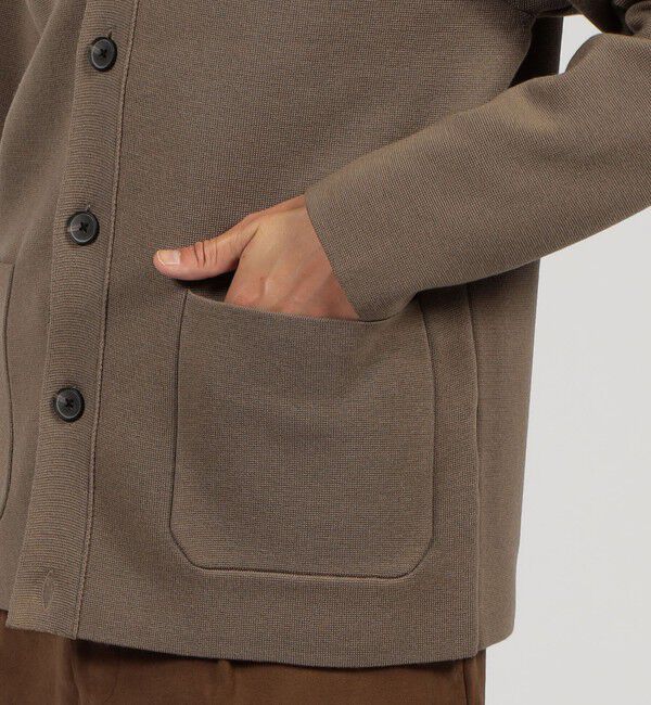 TOMORROWLAND MENS「TOMORROWLAND tricot ウールポリエステルミラノリブ Vネックカーディガン」|カーディガン|