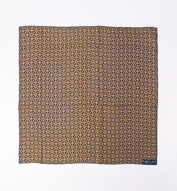 TOMORROWLAND GOODS「Kinloch シルクプリント スカーフ」|バンダナ・スカーフ|54 グリーン系