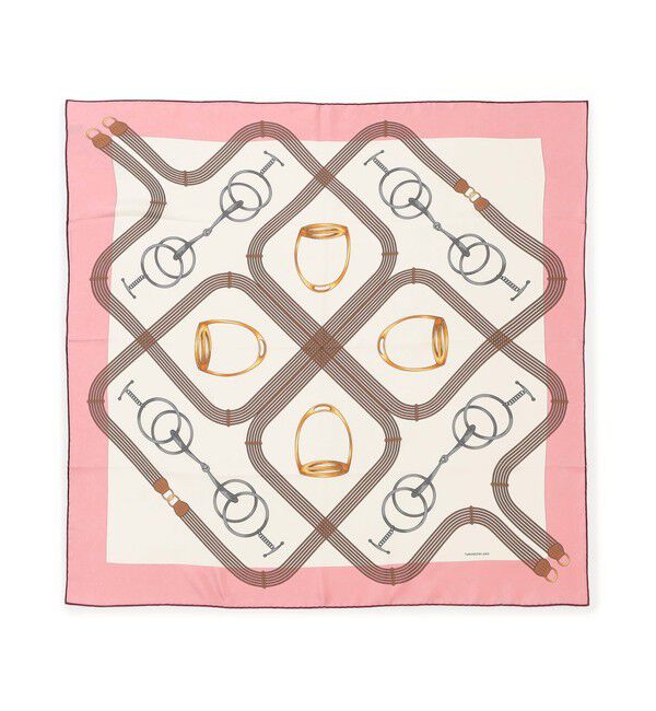 TOMORROWLAND GOODS「TOMORROWLAND ビットチェーンモチーフ シルクスカーフ」|バンダナ・スカーフ|