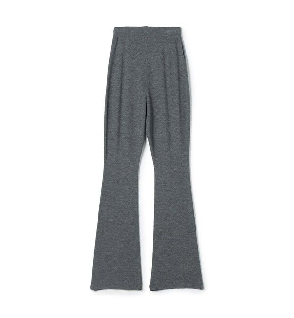 DES PRES「ウーステッドウール リブフレアパンツ」|その他|15 グレー