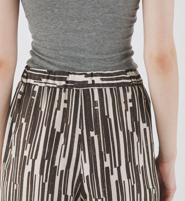 GALERIE VIE「シルクハブタエプリント イージーワイドパンツ」|その他|