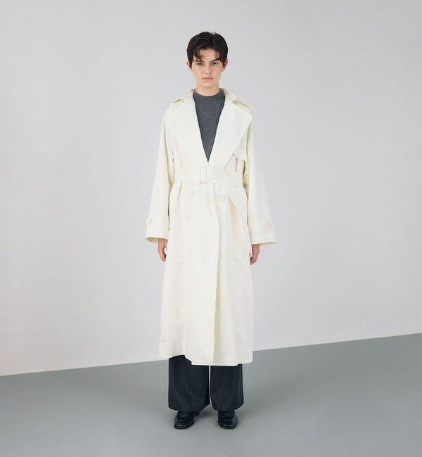 DES PRES「ポリエステルスムースダブルクロス トレンチコート」|トレンチコート|