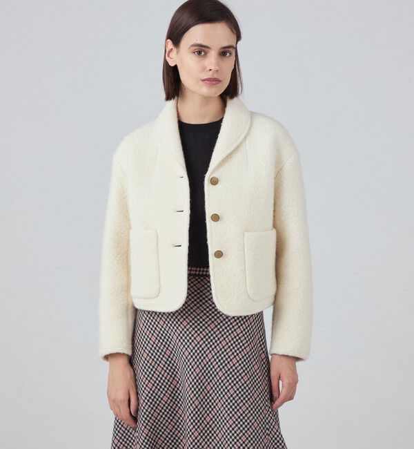 TOMORROWLAND collection「シープニット ショールカラージャケット」|その他|