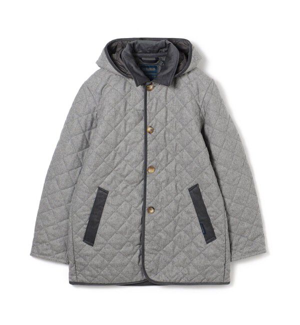 TOMORROWLAND BUYING WEAR「【別注】LAVENHAM DENSTON リサイクルウール キルティングコート」|ステンカラーコート|15 グレー