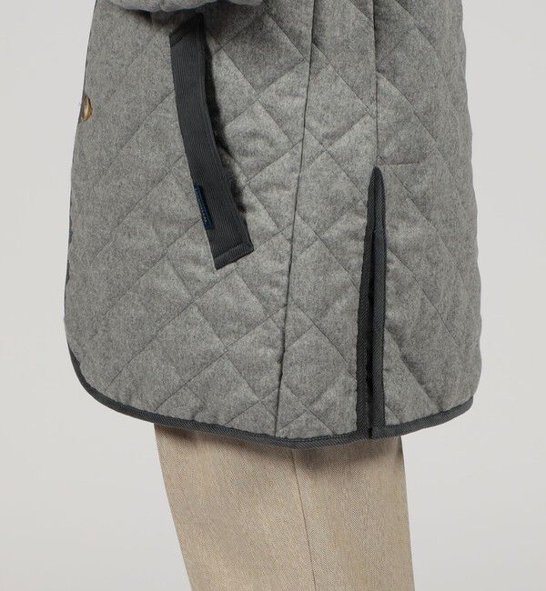 TOMORROWLAND BUYING WEAR「【別注】LAVENHAM DENSTON リサイクルウール キルティングコート」|ステンカラーコート|