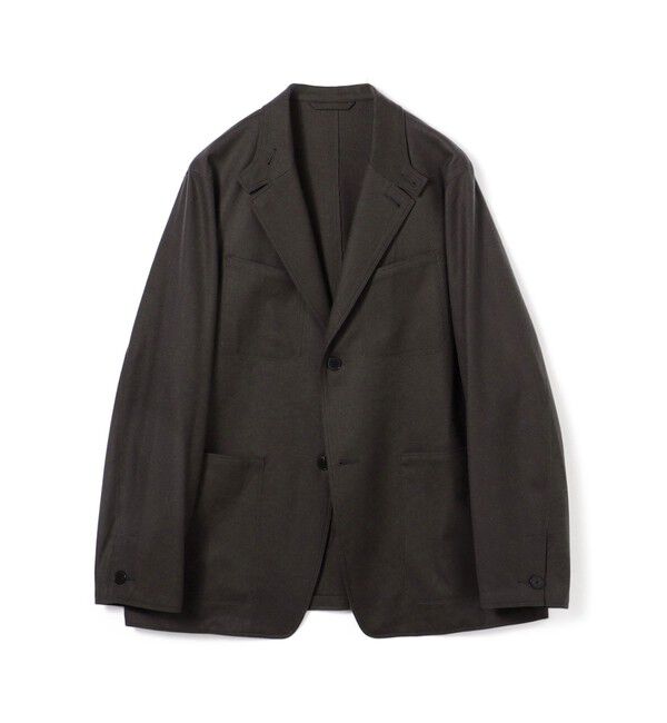 TOMORROWLAND MENS「2/90ミルドウール ジャケット」|テーラードジャケット|17 チャコールグレー