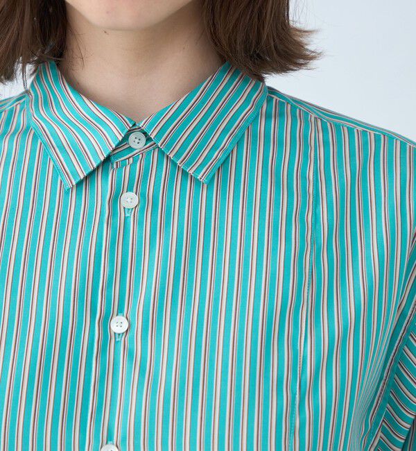 MACPHEE「コットンブロード チュニックシャツ」|シャツ・ブラウス|