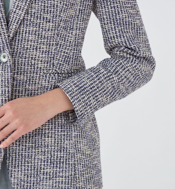 TOMORROWLAND collection「エフェクトジャージー 1Bジャケット」|テーラードジャケット|